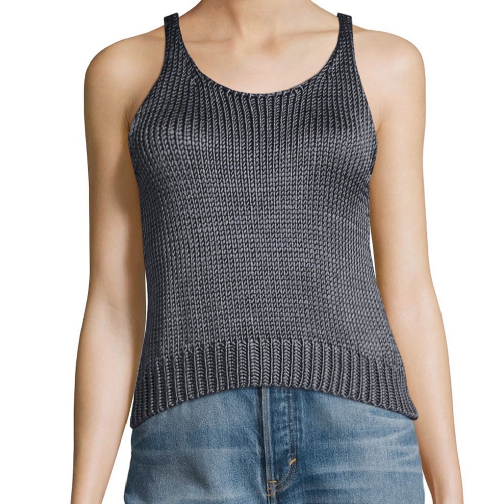 Silk Cable Knit Top